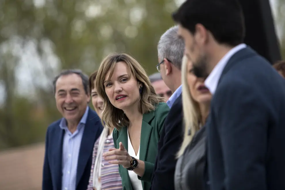 Pilar Alegría concurre a las elecciones municipales para ser alcaldesa de Zaragoza.