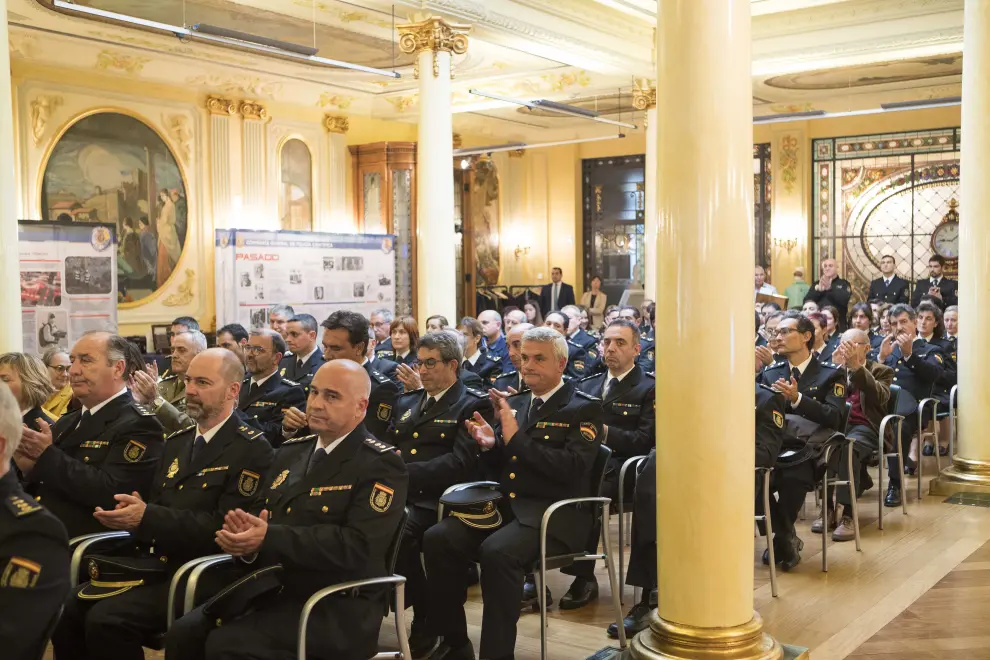 Exposición del 25 aniversario de la Policía Científica en Zaragoza