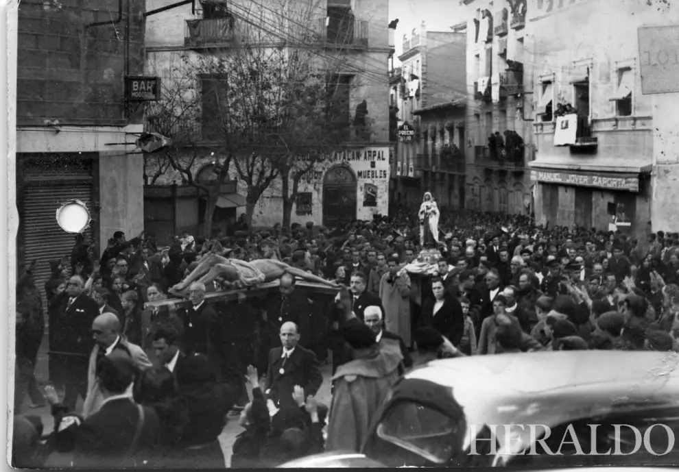 Semana Santa en Zaragoza en 1937