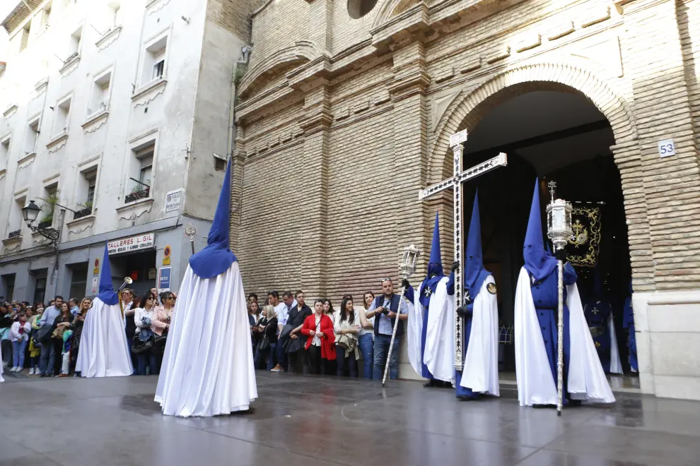 Procesión de la Humildad del Domigo de Ramos en Zaragoza
