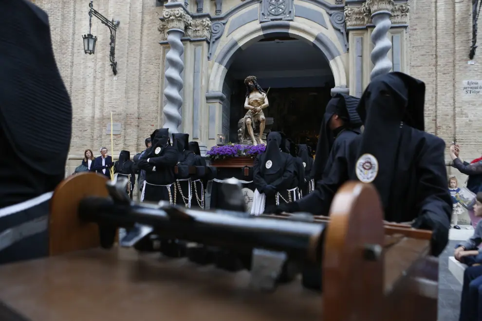 Procesión del Ecce Homo del Domingo de Ramos en Zaragoza