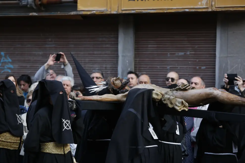 Procesión del Silencio del Domingo de Ramos en Zaragoza