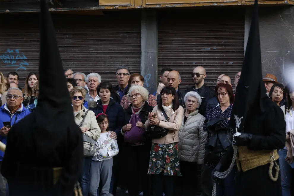Procesión del Silencio del Domingo de Ramos en Zaragoza