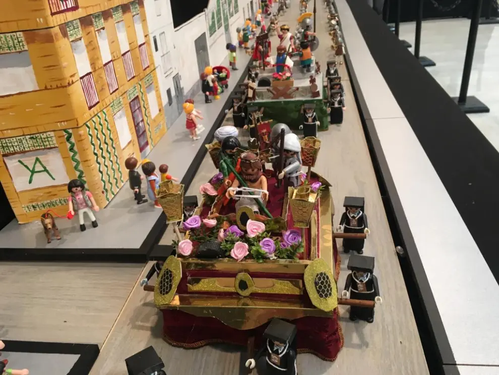 La Semana Santa de Híjar, en Playmobil