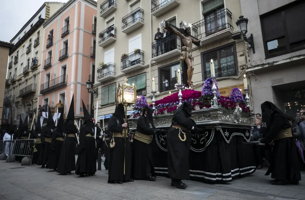 Jueves Santo 2019. Procesión del Silencio en Zaragoza.