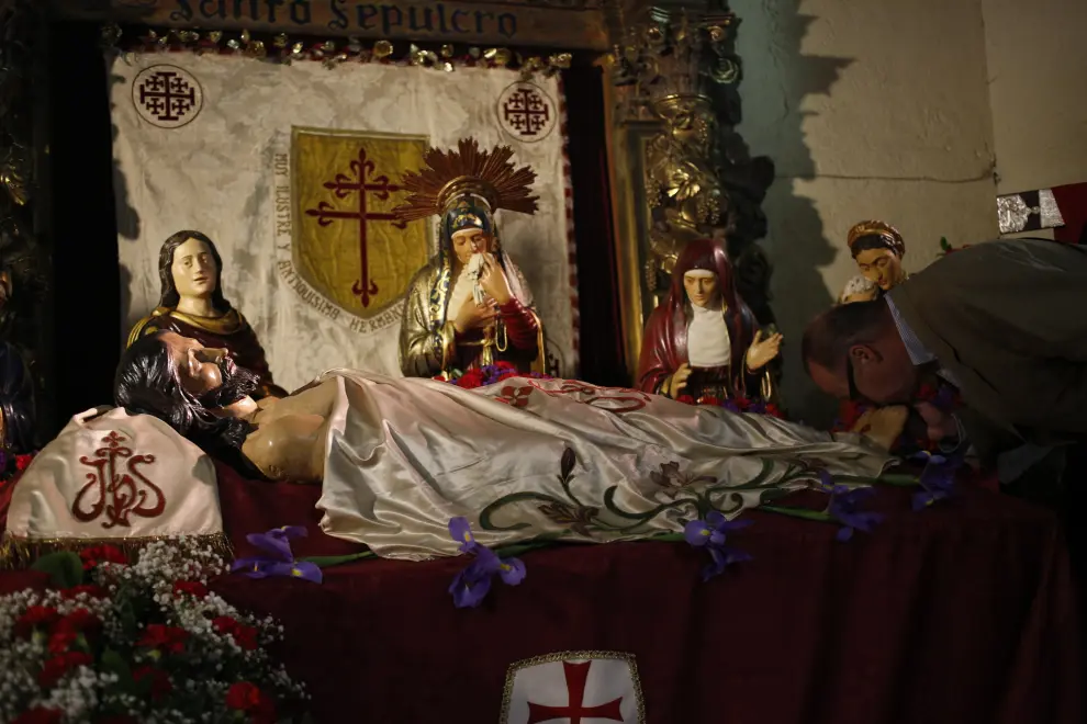 Cristo yacente en San Cayetano.