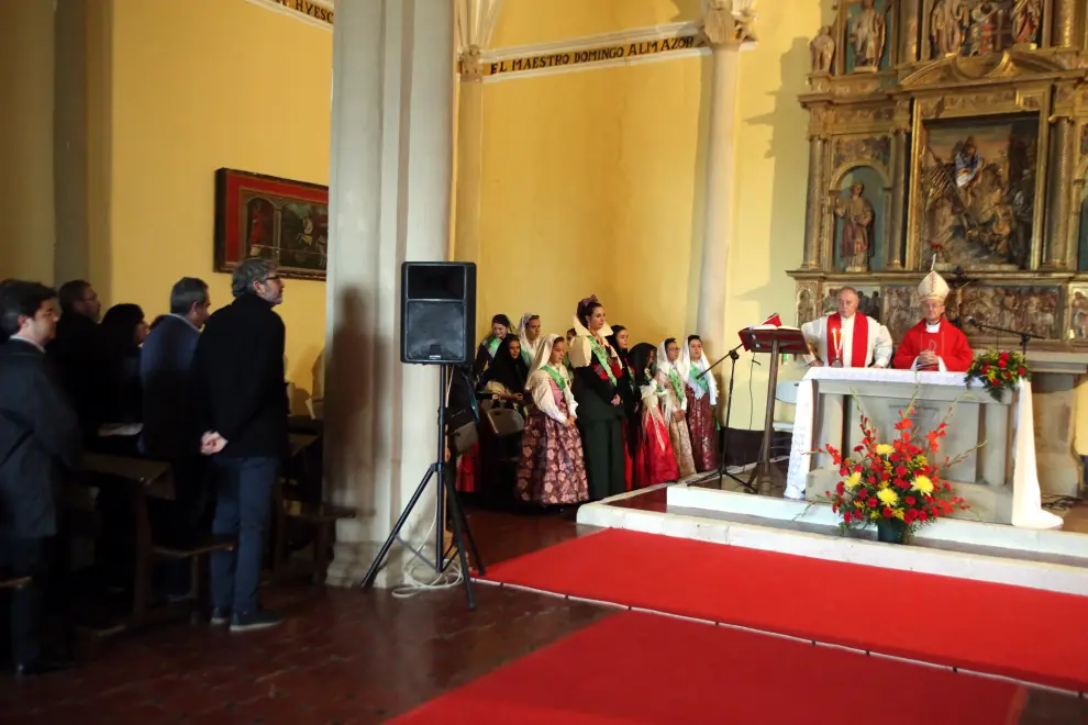 Celebración del día de San Jorge en la ciudad de Huesca.