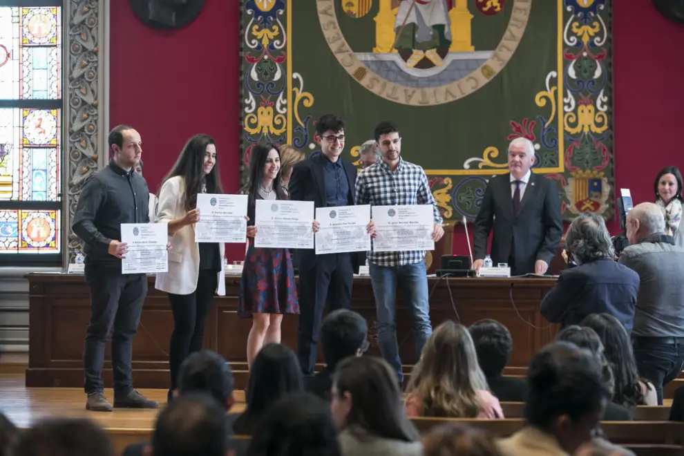 Acto institucional del patrón de Filosofía y Letras de la Universidad de Zaragoza