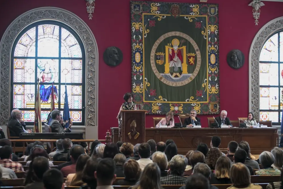 Acto institucional del patrón de Filosofía y Letras de la Universidad de Zaragoza