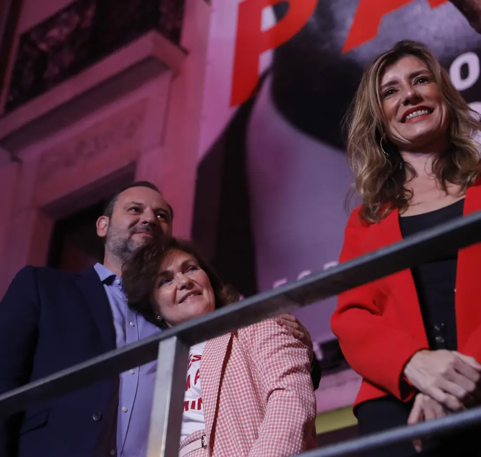 Victoria electoral del PSOE en las elecciones generales.