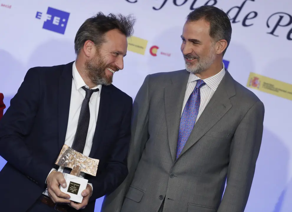 Don Felipe, en la entrega de los XXXVI Premios Rey de España y el XV premio de periodismo Don Quijote.