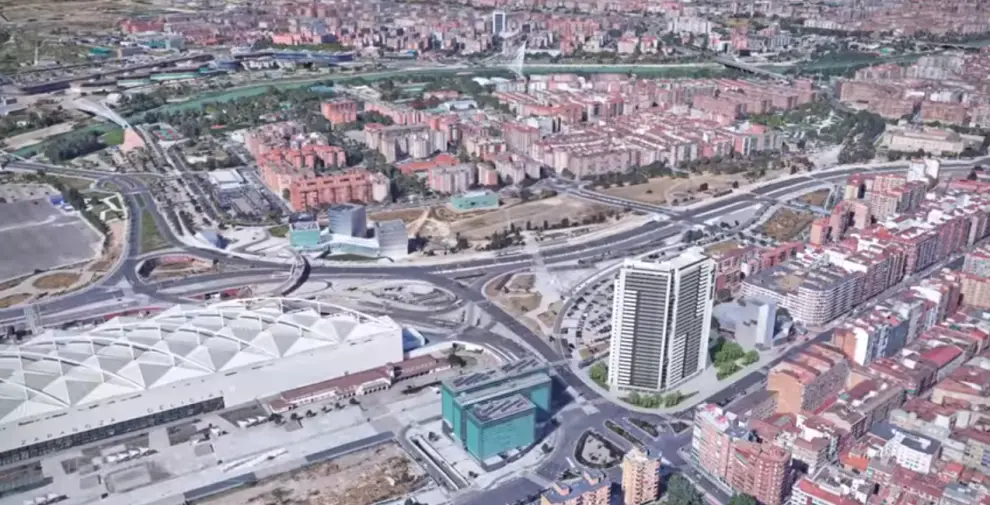 Torre Zaragoza se situará frente a la estación del AVE