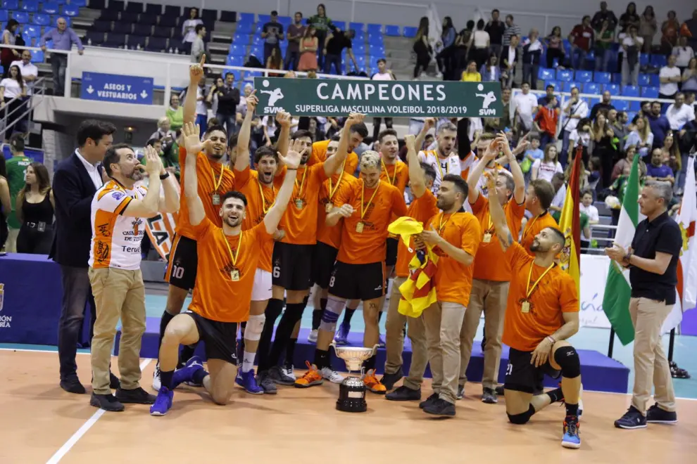El CV Teruel, campeón de la Superliga