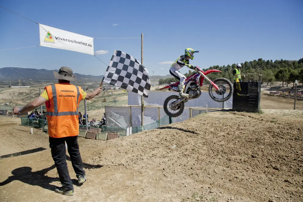 Jornada de entrenamientos y primeras mangas del Campeonato de España de motocross en Calatayud