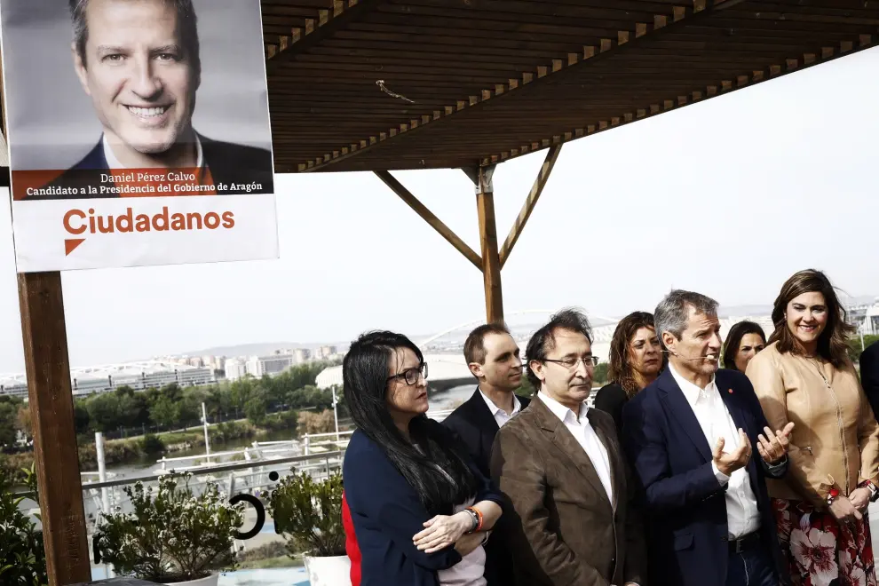 Presentación del Candidato de Ciudadanos al Gobierno de Aragón, Daniel Pérez.