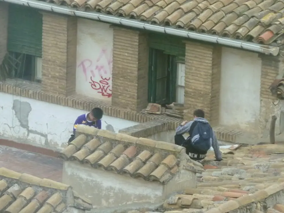 Comienzan a tapiar el convento de Torre Ramona para evitar el vandalismo