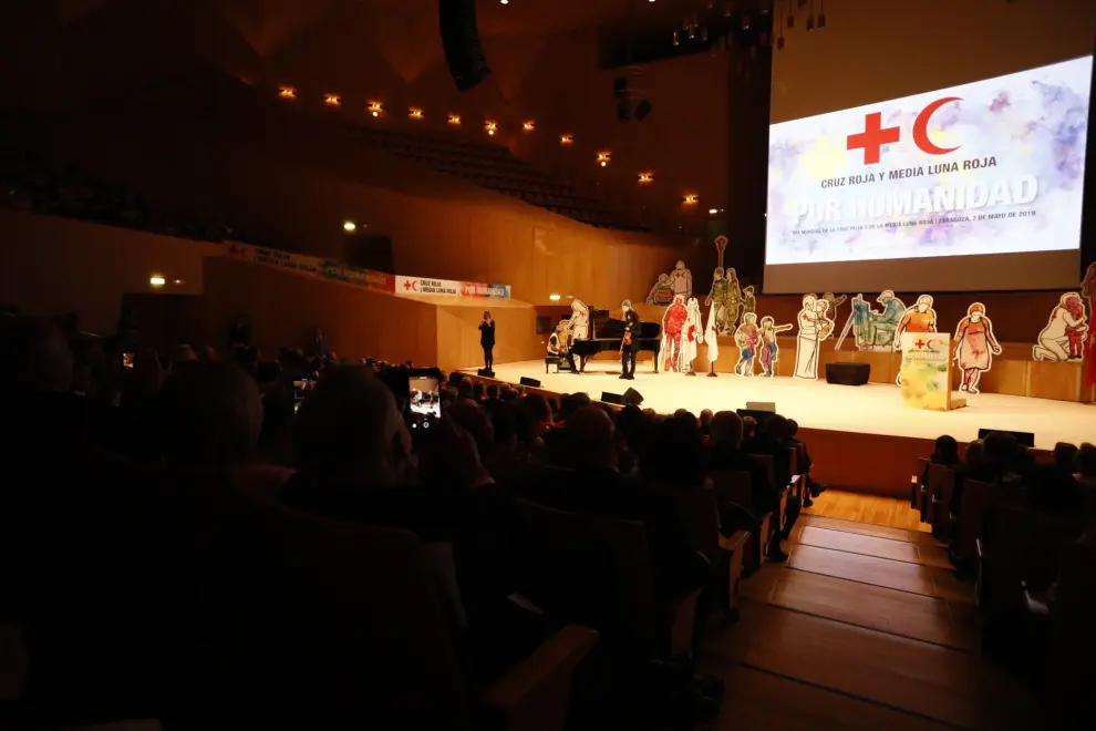 La reina Letizia preside en Zaragoza el acto central del Dïa Mundial de la Cruz Roja