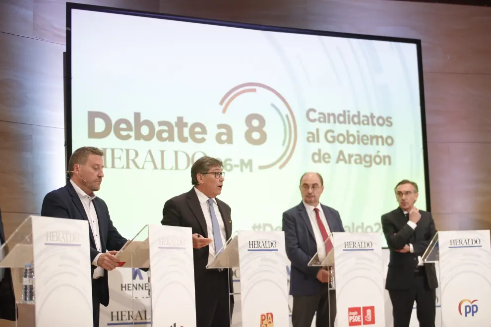 Debate para la presidencia del Gobierno de Aragón.