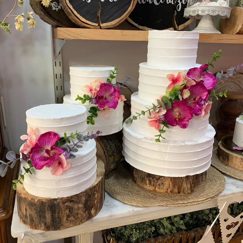 Las tartas fondant son una de las novedades de la temporada de bodas en Bonavia.