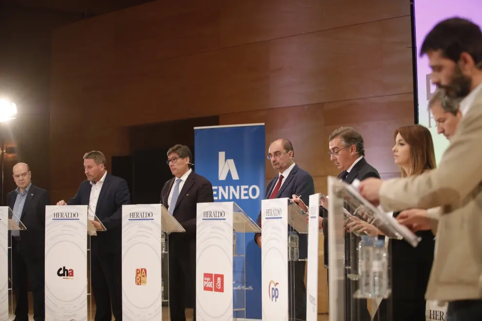 Debate por la presidencia del Gobierno de Aragón.