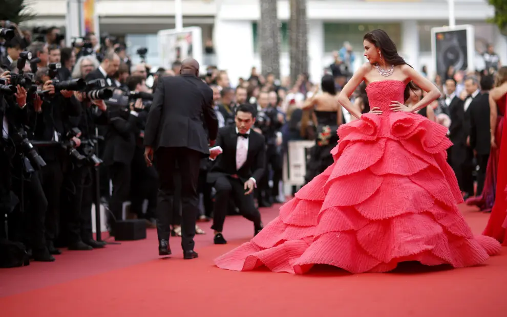 72nd Cannes Film Festival - Screening of the film "Les Miserables" in competition - Red Carpet Arrivals - Cannes, France, May 15, 2019. Actor Rocio Munoz Morales. REUTERS/Jean-Paul Pelissier [[[REUTERS VOCENTO]]] FILMFESTIVAL-CANNES/LES MISERABLES