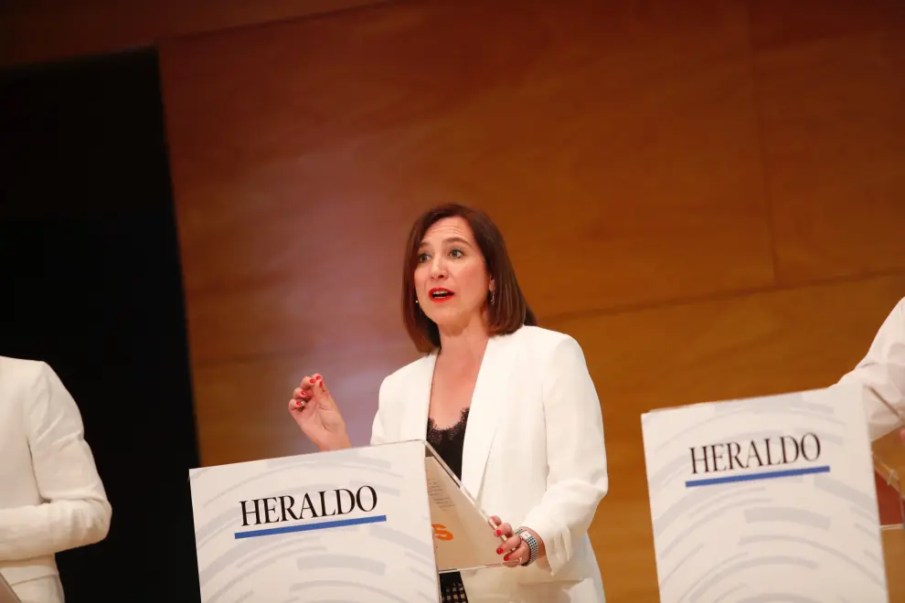 Sara Fernández, candidata de Ciudadanos al Ayuntamiento de Zaragoza.