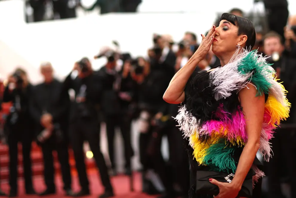 72nd Cannes Film Festival - Screening of the film "Pain and Glory" (Dolor y gloria) in competition - Red Carpet Arrivals - Cannes, France, May 17, 2019. Madison Beer arrives. REUTERS/Jean-Paul Pelissier [[[REUTERS VOCENTO]]] FILMFESTIVAL-CANNES/PAIN AND GLORY