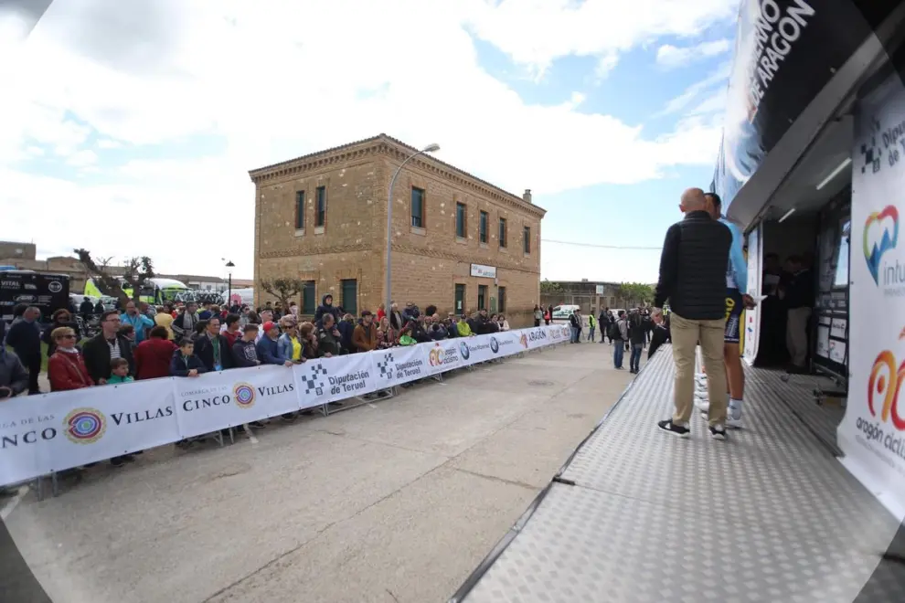 Segunda etapa de la Vuelta Aragón 2019, con salida en Sádaba @Vuelta_Aragon