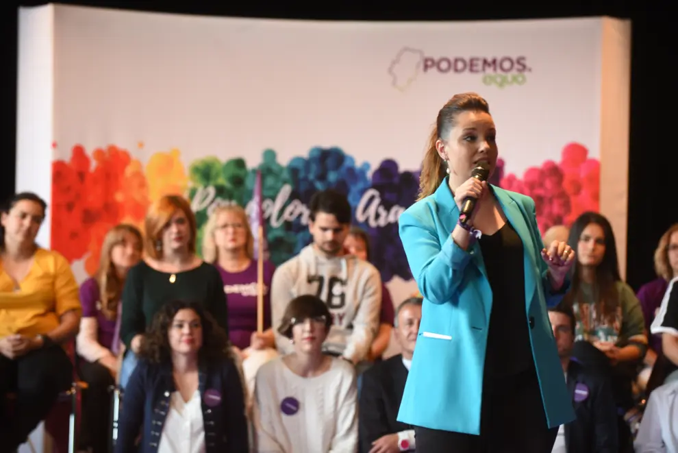 Mitin de Podemos en Zaragoza