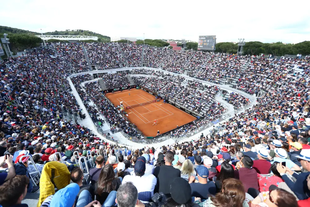 Tennis - ATP 1000 - Italian Open - Foro Italico, Rome, Italy - May 19, 2019   Spain's Rafael Nadal during the final against Serbia's Novak Djokovic   REUTERS/Matteo Ciambelli [[[REUTERS VOCENTO]]] TENNIS-ROME/