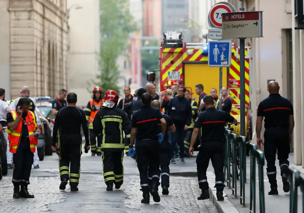Explosión en el centro de Lyon por un paquete bomba.