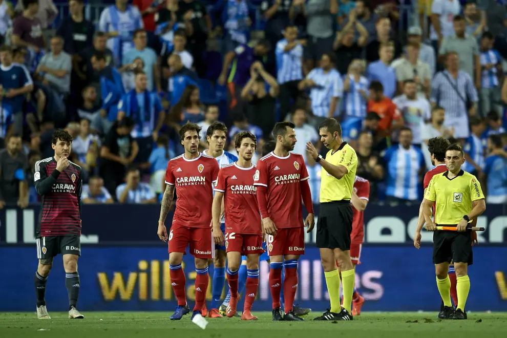 El Málaga sentencia el partido (3-1) ante el Zaragoza.