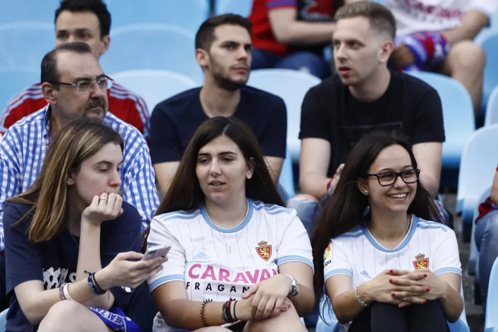 Imágenes de los aficionados en el partido del Real Zaragoza contra el Numancia.