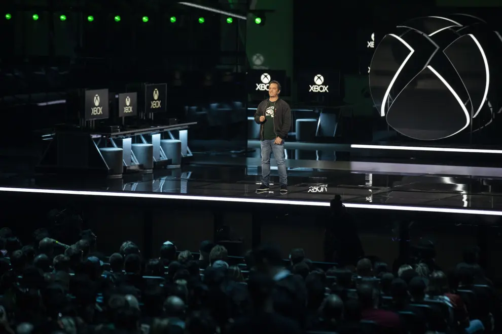 Los Angeles (United States), 09/06/2019.- Microsoft's executive vice-president of Gaming Phil Spencer announces Project Scarlett, the next Microsoft console to be released in 2020, during a presentation during the Microsoft Microsoft Xbox 2019 Briefing at the Microsoft Theater in Los Angeles, California, USA, 09 June 2019. This event occured ahead of the Electronic Entertainment Expo (E3) which runs from 11 to 13 June 2019. (Estados Unidos) EFE/EPA/ETIENNE LAURENT Microsoft XBox 2019 briefing in Los Angeles