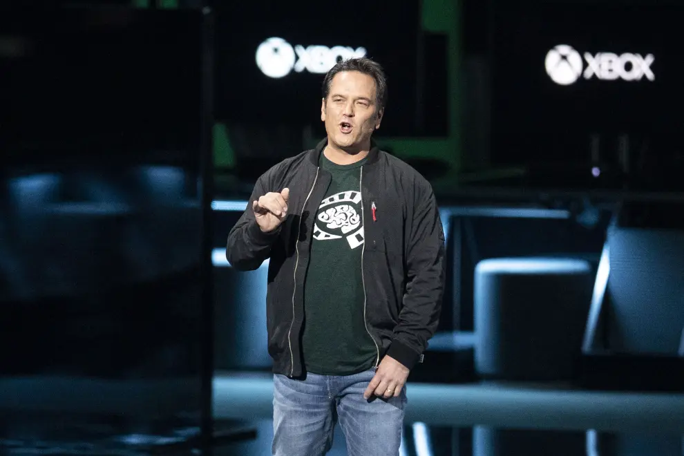 Los Angeles (United States), 09/06/2019.- Microsoft's executive vice-president of Gaming Phil Spencer announces Project Scarlett, the next Microsoft console to be released in 2020, during a presentation during the Microsoft Microsoft Xbox 2019 Briefing at the Microsoft Theater in Los Angeles, California, USA, 09 June 2019. This event occured ahead of the Electronic Entertainment Expo (E3) which runs from 11 to 13 June 2019. (Estados Unidos) EFE/EPA/ETIENNE LAURENT Microsoft XBox 2019 briefing in Los Angeles