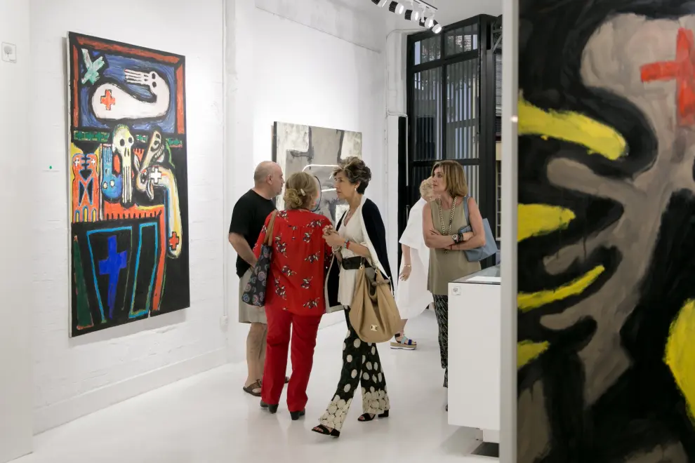 Exposicion de Víctor Mira en  la galería Kafell
