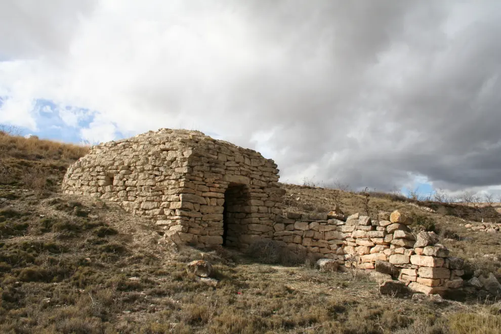 Casas de piedra seca de La Muela.