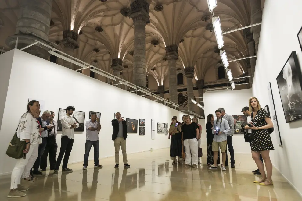 La obra de 40 fotoperiodistas llega a La Lonja de Zaragoza.