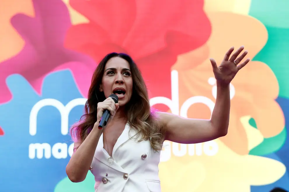 La cantante y pregonera de esta edición del Orgullo LGTBI ha sido Mónica Naranjo.