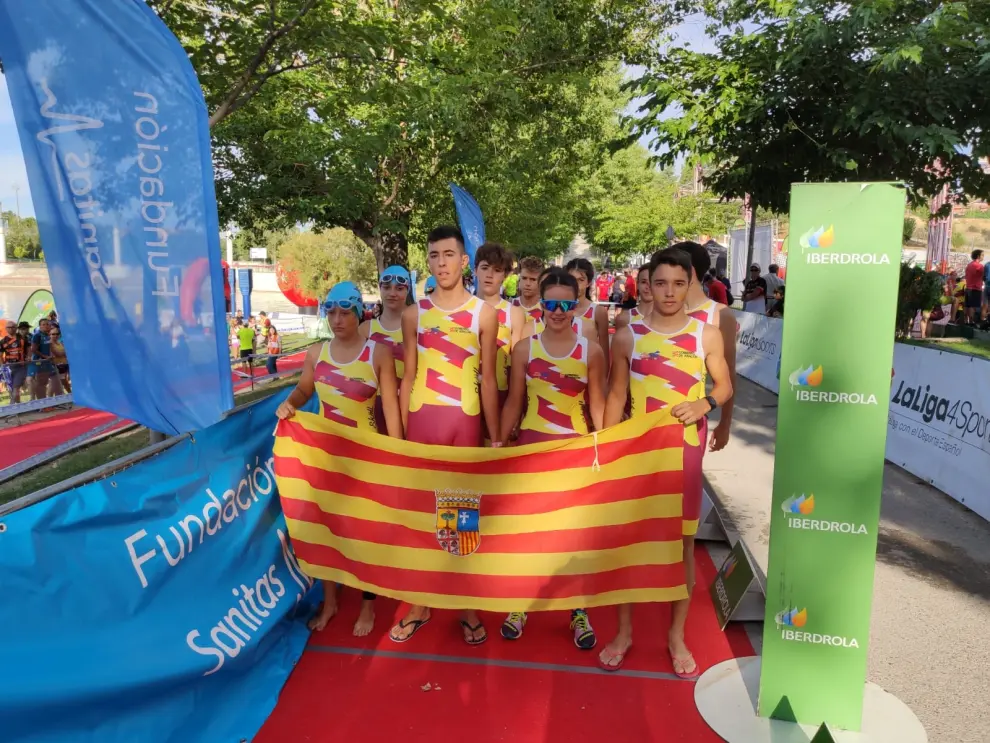 Selección aragonesa en el Nacional de Autonomías en Tres Cantos (Madrid)