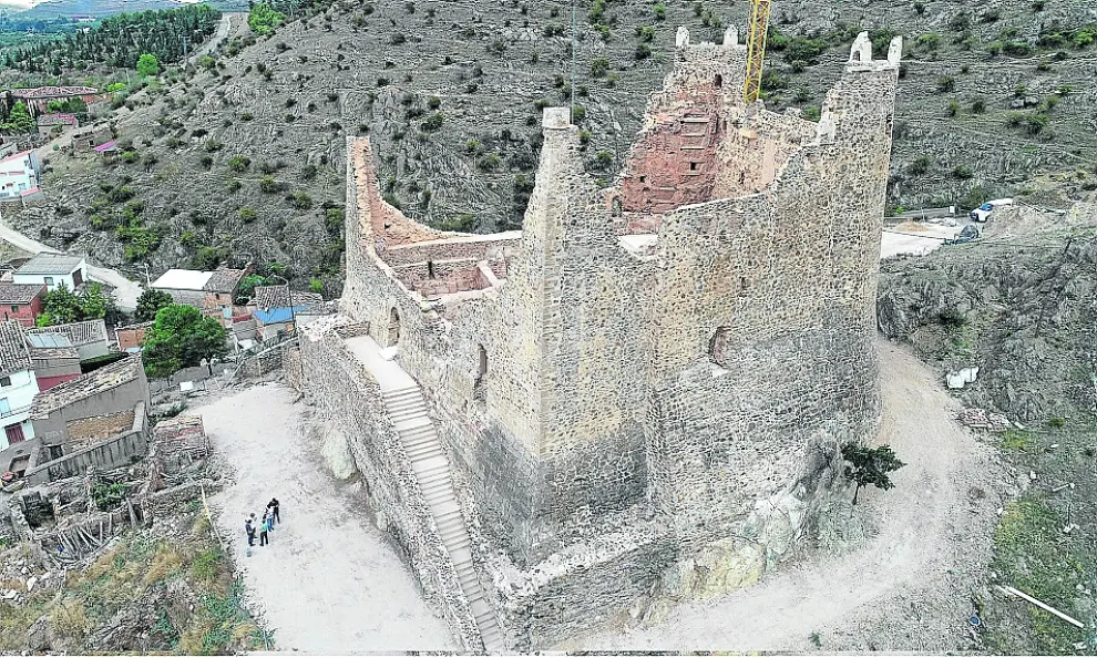 La restauración ha buscado consolidar los elementos del castillo.