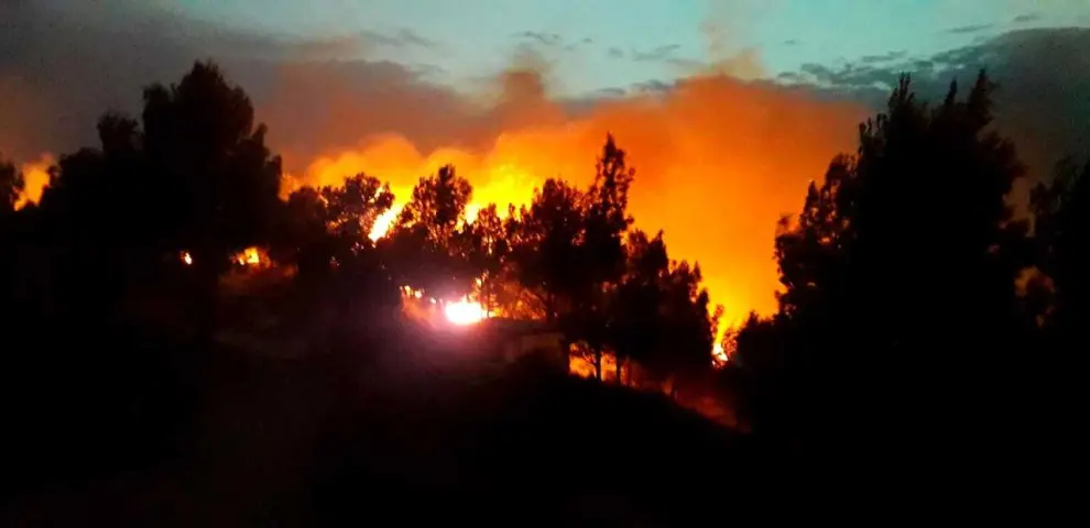 Incendio de la Sierra de Alcubierre