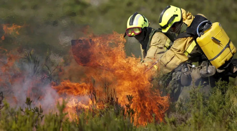 La BRIF de Daroca es una de las 11 brigadas de refuerzo contra incendios forestales con las que el Gobierno central ayuda a las comunidades en la lucha contra el fuego.