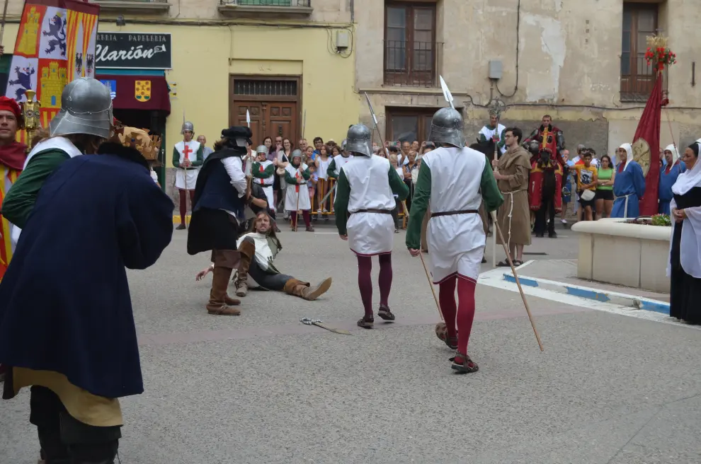 Borja recrea por tercer año la llegada de los Reyes Católicos a la localidad en 1492.