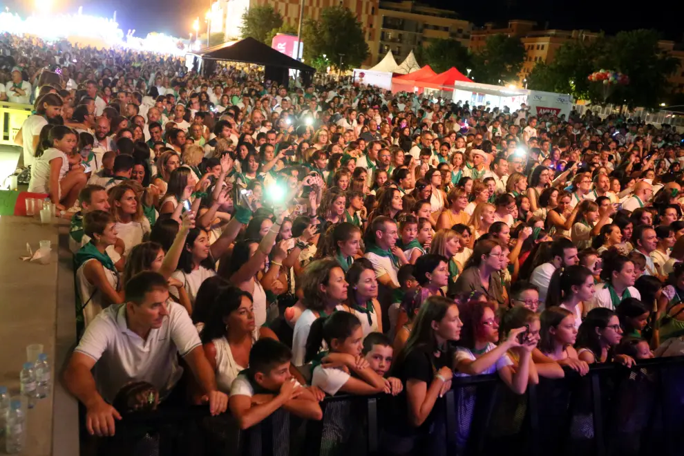 La ciudad de Huesca ha tenido una gran afluencia de público a todos los actos tanto de día como de noche en este primer fin de semana de fiestas.