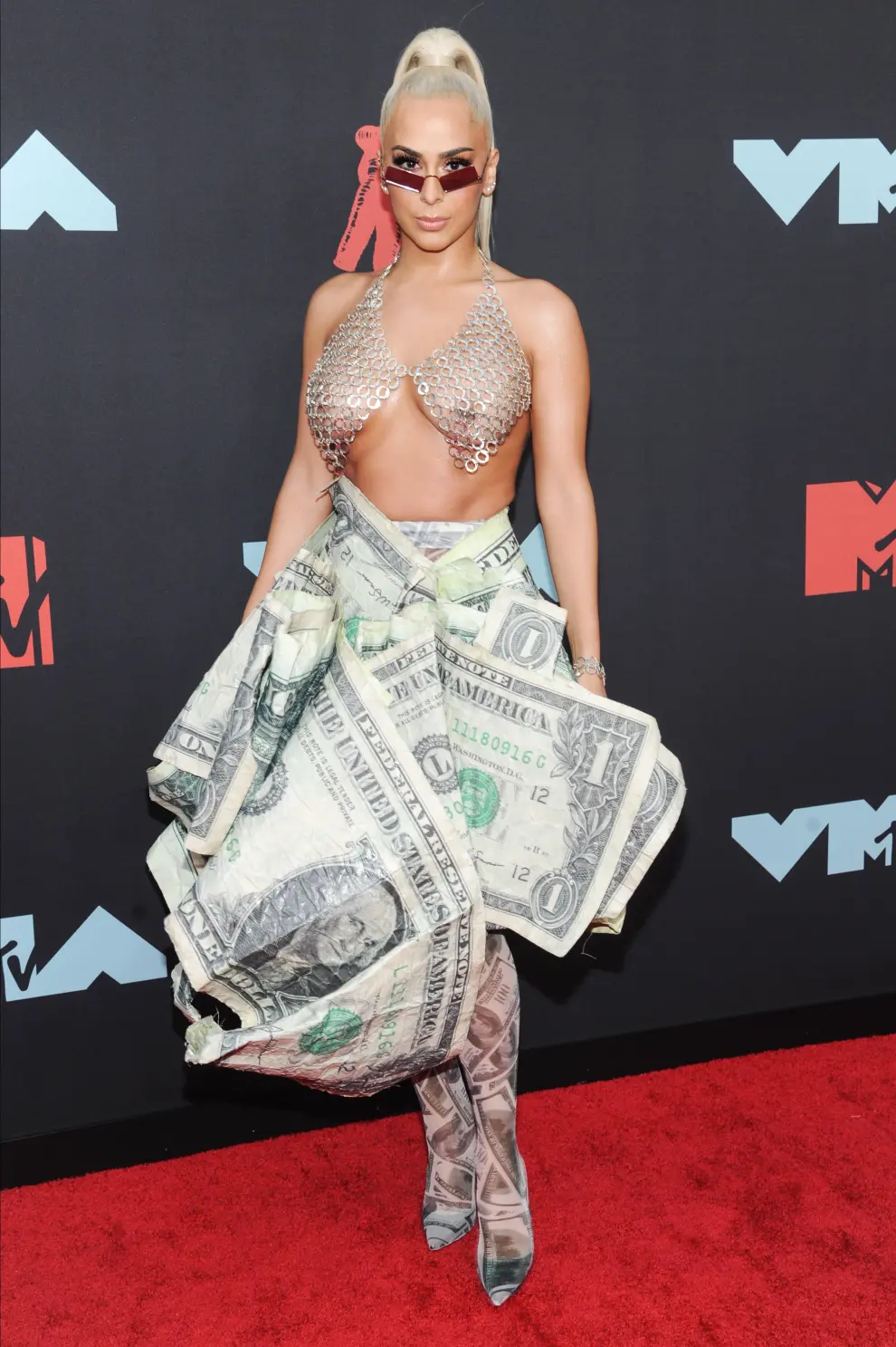 New York (United States), 26/08/2019.- US singer Peppermint arrives on the red carpet for the 2019 MTV Video Music Awards at Radio City Music Hall in New York, New York, USA, 26 August 2019. (Estados Unidos, Nueva York) EFE/EPA/DJ JOHNSON 2019 MTV Video Music Awards in New York