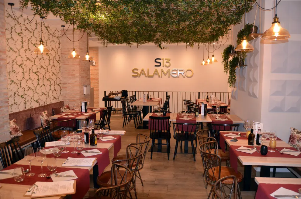 Restaurante Salamero 13, en Zaragoza.