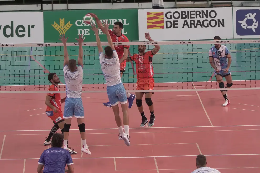 partido de presentacion del club voleibol Teruel ante el Soria. foto Antonio garcia/bykofoto. 28/09/19 [[[FOTOGRAFOS]]]