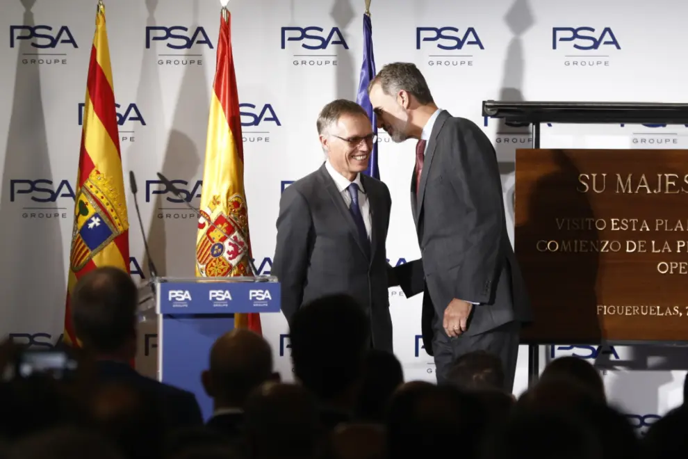 El Rey respalda el lanzamiento del nuevo Corsa en Figueruelas