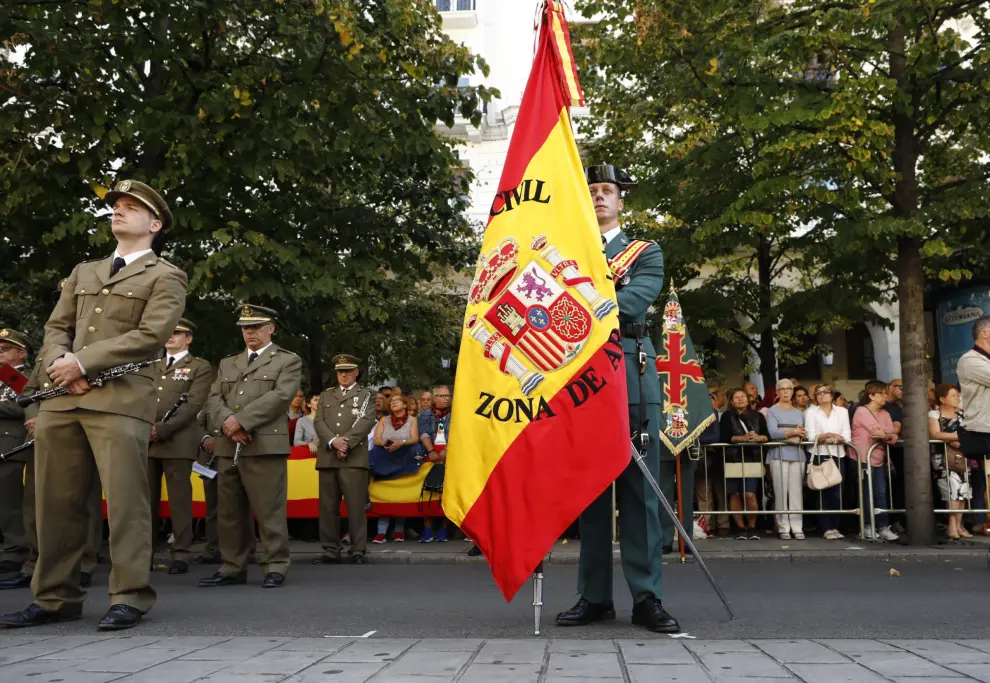 La Guardia Civil celebra su 175 aniversario en el paseo de la Independencia de Zaragoza.
